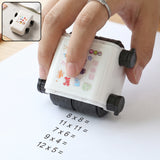 Digital Teaching Roller Stamp For Kids Math Practice And Learning Activity (1 Pc)