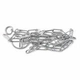Stainless Steel Heavy Duty Dog Chain Leash For Tying And Walking Pets (67 Inch)
