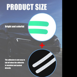 Reflective Car Wheel Stickers  Multicolored 20 Pcs For Night Safety  Velvet Wheels