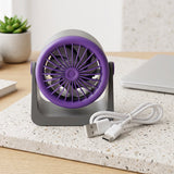Personal Desktop Air Circulation Fan Portable Usb Desk Fan (1 Pc)
