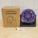 Personal Desktop Air Circulation Fan Portable Usb Desk Fan (1 Pc)