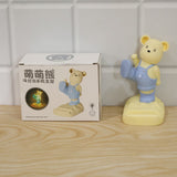 Magnetic Bear Led Light Phone Stand Night Lamp For Desk And Kids Room (1 Pc)