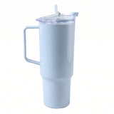 Large Capacity Travel Sipline Tumbler With Handle And Straw Lid (1800ml Approx)