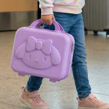 3-digit Number Lock Kids Bear-shaped Hard Shell Storage Carry Case With Handle