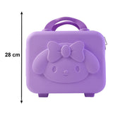 3-digit Number Lock Kids Bear-shaped Hard Shell Storage Carry Case With Handle