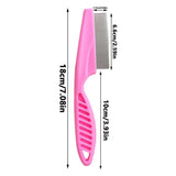 Pet Dog Hair Removal Tool Grooming Comb For Shedding  Fur Cleaning (1 Pc)