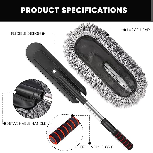 Soft Microfiber Car Duster Brush