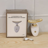 Electric Neck And Face Massager Lifting Firming Skin Care Beauty Device (1 Pc)