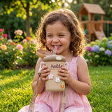 Kids Sipper Water Bottle 450 Ml With Bouncing Straw And Carry Strap (1 Pc)